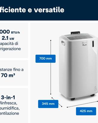Condizionatore portatile delonghi 9000BTU