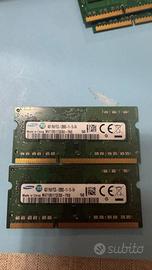 RAM Samsung 8 GB (2×4 GB) DDR3L 1600 MHz