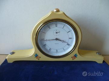 Orologio sveglia legno meccanica Veglia anni 70