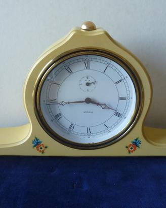 Orologio sveglia legno meccanica Veglia anni 70
