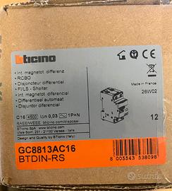 Interruttore magnetotermico differenziale BTicino