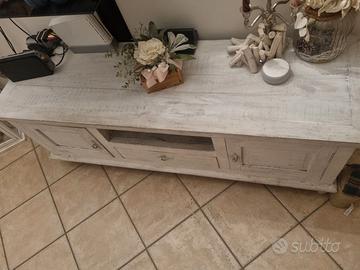 Mobile soggiorno / TV etnico / shabby chic