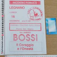 Volantino Lega Lombarda - Lega Nord Umberto Bossi
