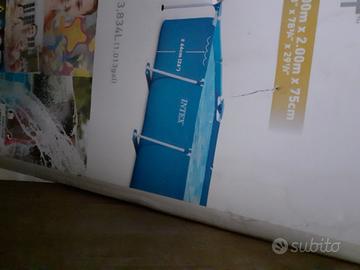 piscina rettangolare intex