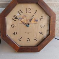 Orologio in legno Arte Povera 