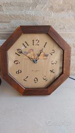 Orologio in legno Arte Povera 
