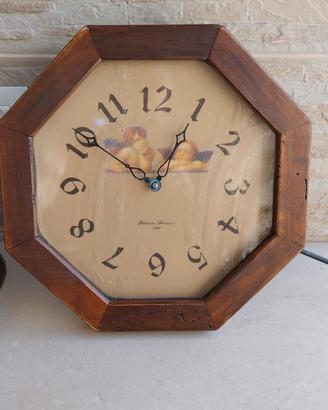 Orologio in legno Arte Povera 