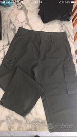 Pantalone mimetica uomo grigio/verde 48