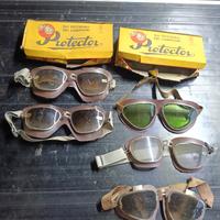 occhiali motociclista vintage