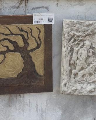 Bassorilievi per arredo da esterno 