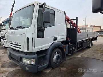 IVECO ML 120 E 18 con cassone fisso e gru idr.