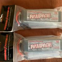 2x LiPo Thunderpower Rampage 2700mah 6S 70-140C