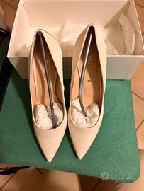 Scarpa sposa crema n.38