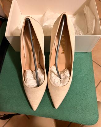 Scarpa sposa crema n.38