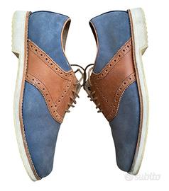 Scarpe Oxford in pelle e camoscio Ralph Lauren