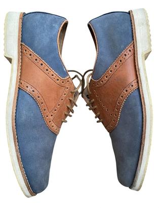 Scarpe Oxford in pelle e camoscio Ralph Lauren