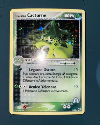 Cacturne Holo - 1/95 Team Magma Vs Team Idro