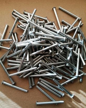 Rivetti solidi alluminio 100 pz