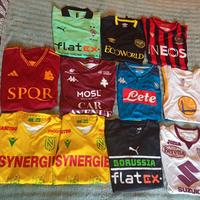 Collezione 11 maglie da calcio - Roma, Gladbach, N