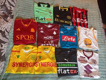 Collezione 11 maglie da calcio - Roma, Gladbach, N