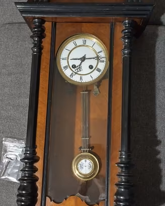 ANTICO OROLOGIO A PENDOLO DA PARETE EPOCA 1800