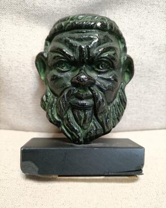 bronzo "Testa di Satiro" Marcello Simoncini
