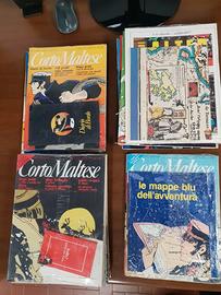 Riviste Fumetti anni 80 s.Corto Maltese con gadget