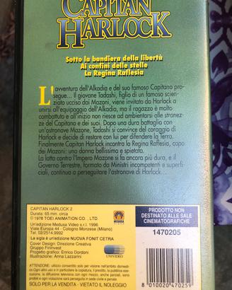 VHS originali Capitan Harlock
