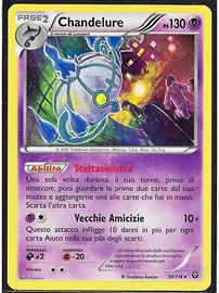 Carta Pokémon TCG "Chandelure Komiya Holo 50"