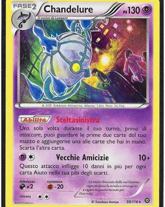 Carta Pokémon TCG "Chandelure Komiya Holo 50"