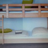 letto a castello in faggio 