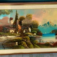 Quadro di grandi dimensioni vintage