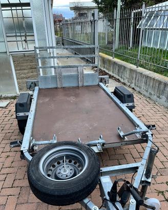 Carrello rimorchio ELLEBI porta moto-porta tutto