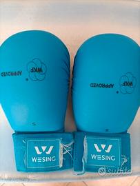 Guanti karategi corpetto maschera karate