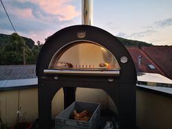 Forno clementi gas inox refrattario portatile fier