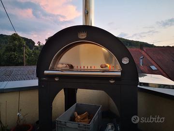 Forno clementi gas inox refrattario portatile fier