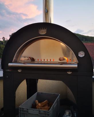 Forno clementi gas inox refrattario portatile fier