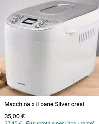 macchina x il pane  Silverio crest 