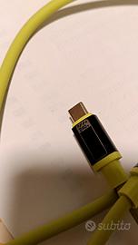 Cavo per ricarica 240 w carica rapida con display 