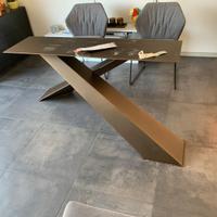 Gamba tavolo metallo