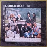 Enrico Ruggeri La Parola Ai Testimoni 1988 Lp