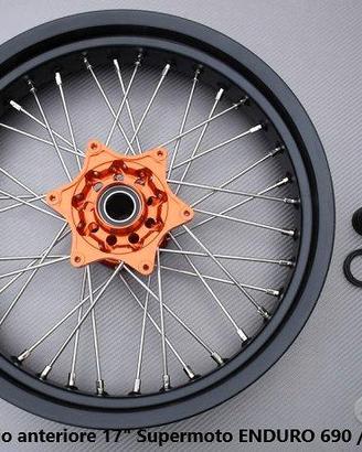 Cerchio anteriore 17" Supermoto ENDURO 690 / R KT