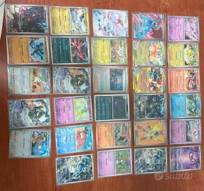Lotto 29 carte raw Pokémon HoloReverse Promo ex