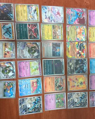 Lotto 29 carte raw Pokémon HoloReverse Promo ex