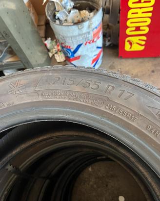 gomme invernali 215/55/17 94H michelin pilot5