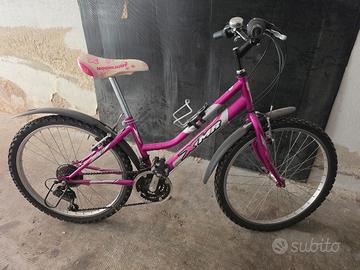 bicicletta Mtb 24 pollici da ragazza