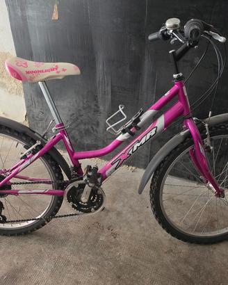 bicicletta Mtb 24 pollici da ragazza