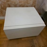 Comodino colore bianco in legno multistrato