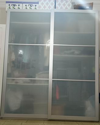 ante scorrevoli per armadio pax ikea piu scrivania