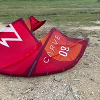 Vela kitesurf NORTH CARVE (9) con barra